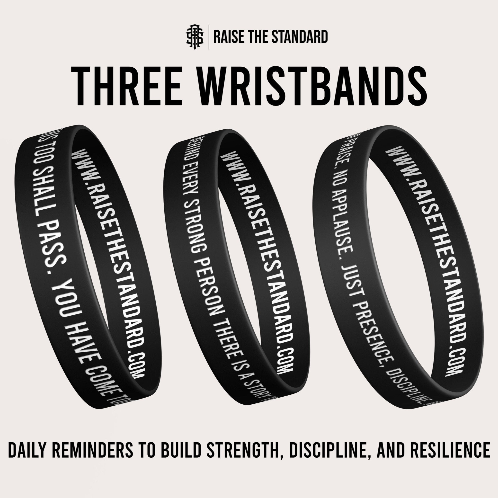 Resilience Wristbands - Raise The Standard Apparel