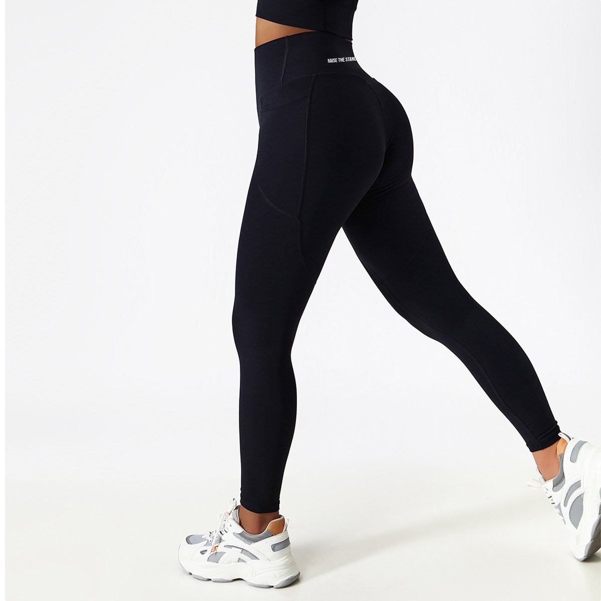 0221. Ella-Flex™ Side Pockets Full Length Legging - Raise The Standard Apparel