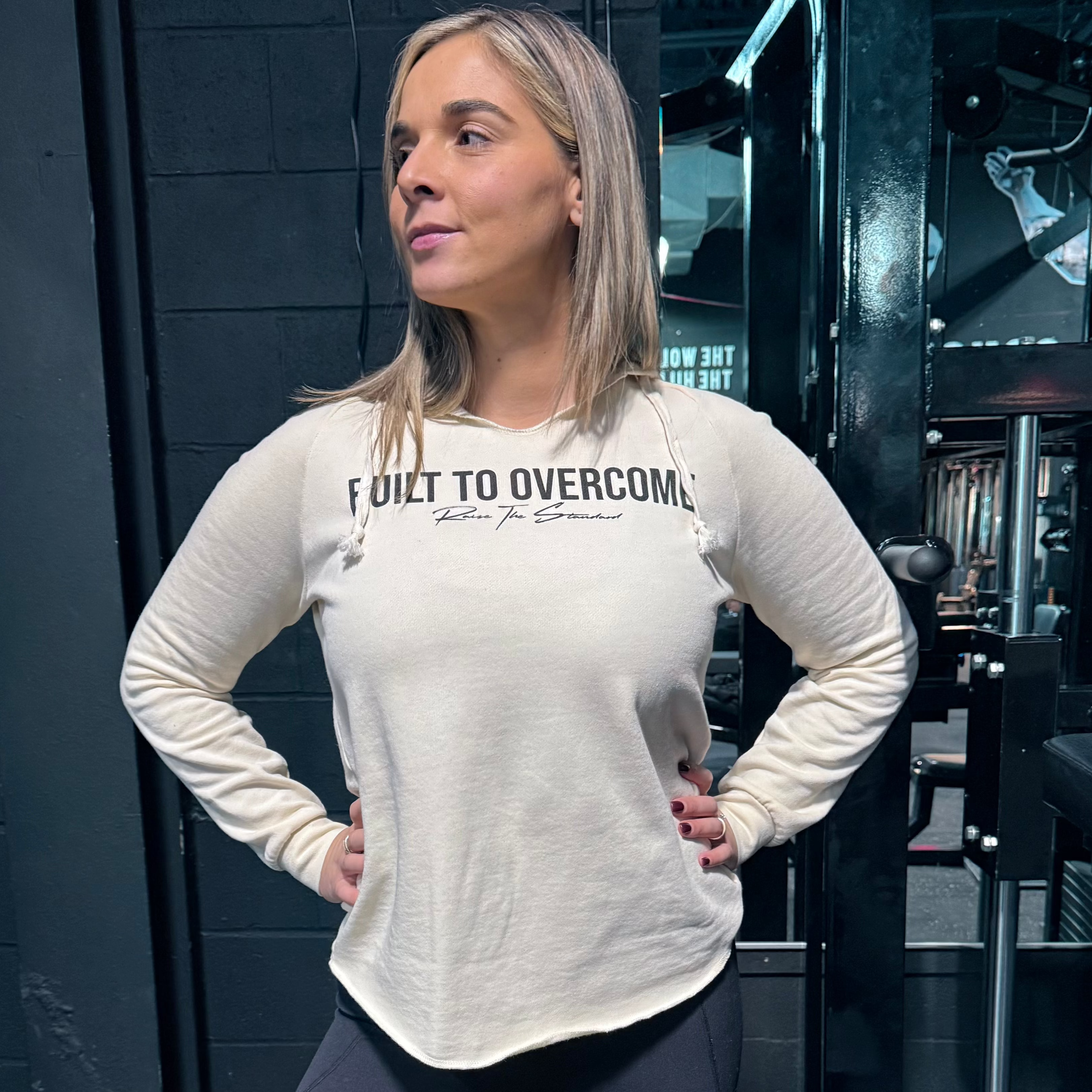 Built To Overcome Womens V-Cut Hoodie