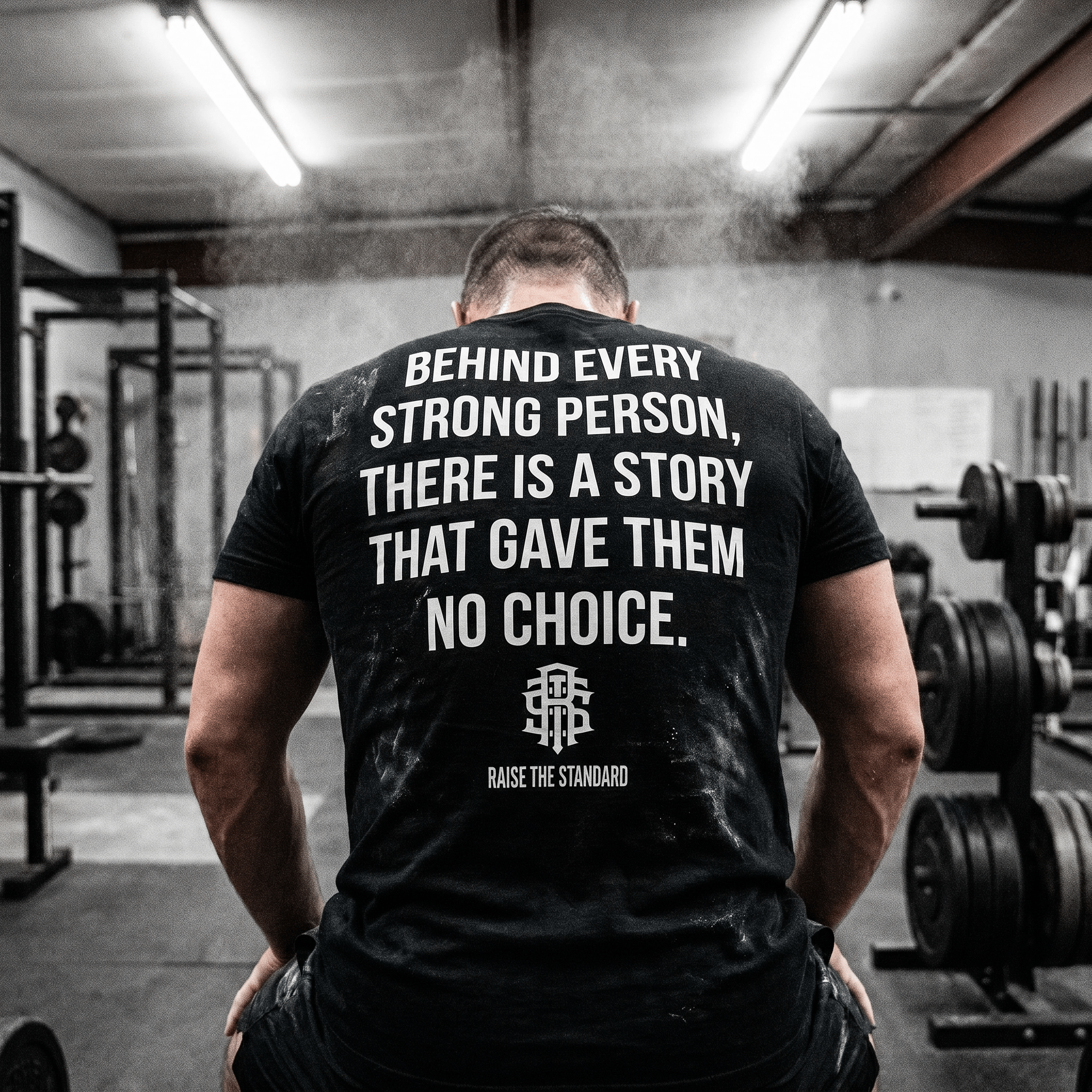 Behind Every Strong Person — Tee - Raise The Standard Apparel