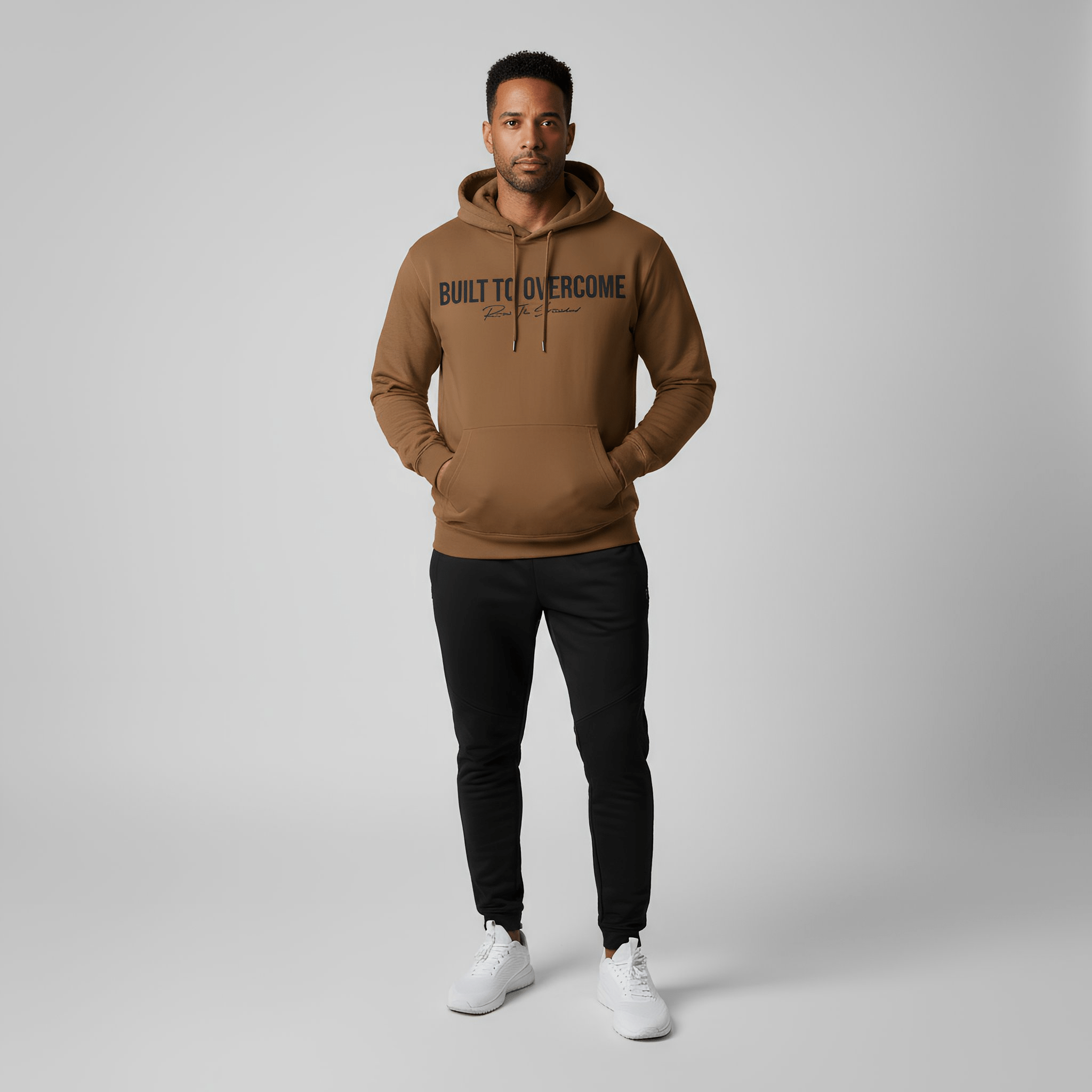 Built To Overcome - Brown - Raise The Standard Apparel