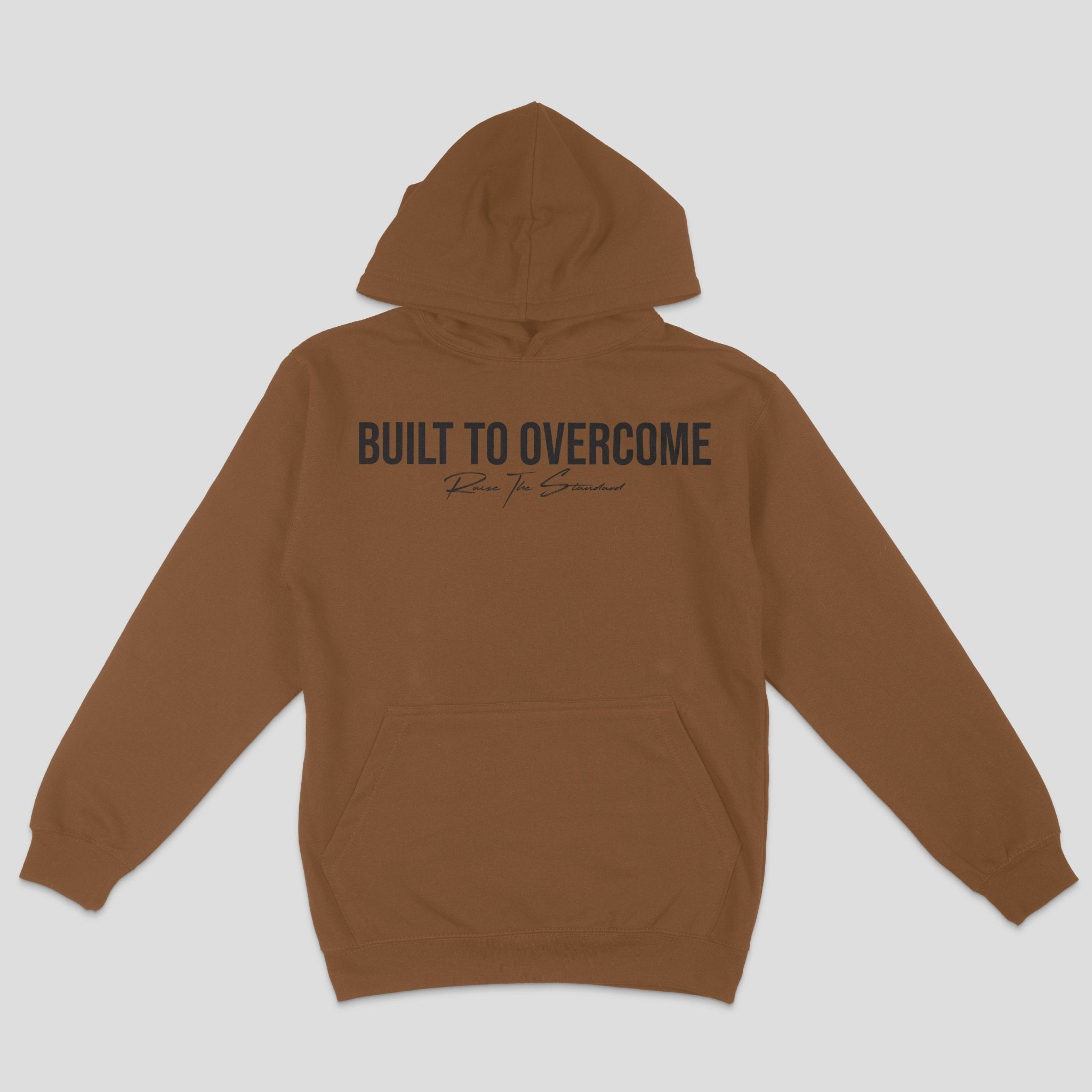 Built To Overcome - Brown - Raise The Standard Apparel