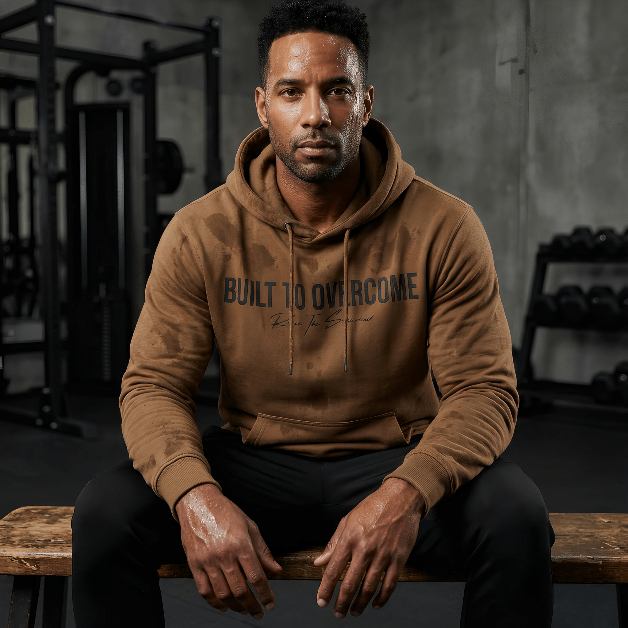Built To Overcome - Brown - Raise The Standard Apparel
