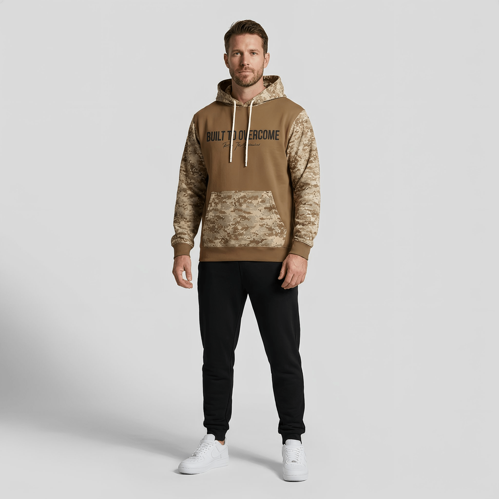 Built To Overcome - Coyote Camo - Raise The Standard Apparel