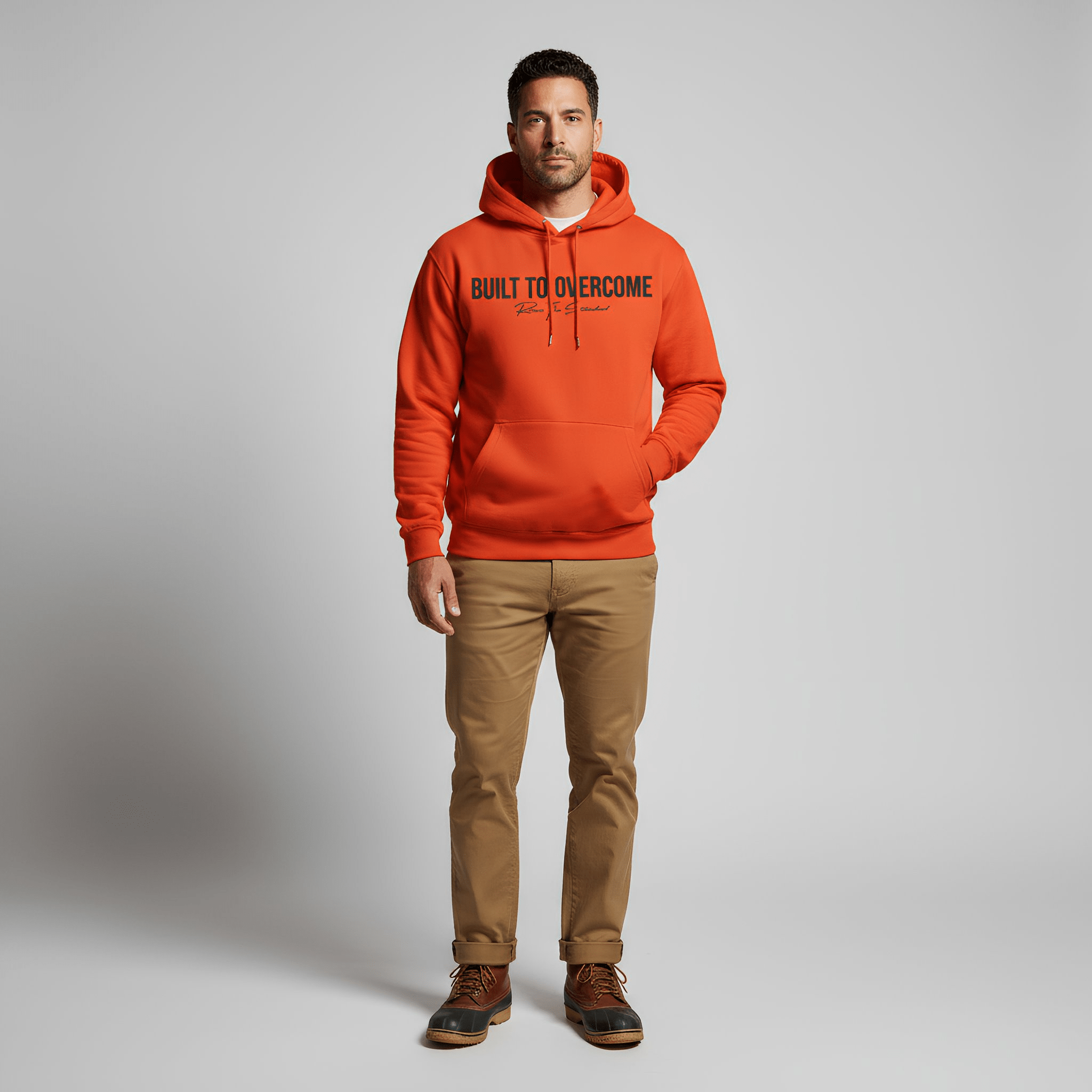 Built To Overcome - Orange - Raise The Standard Apparel