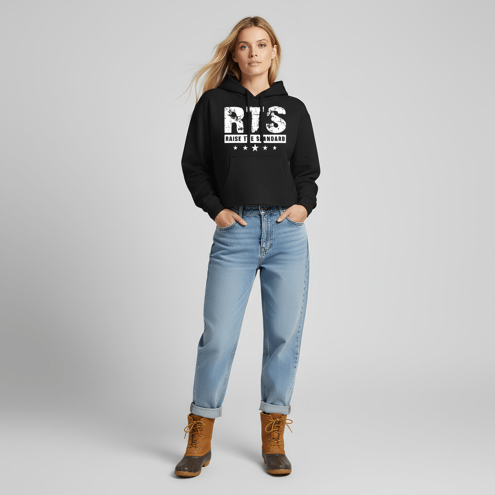 Crop Hoodie - Raise The Standard Apparel