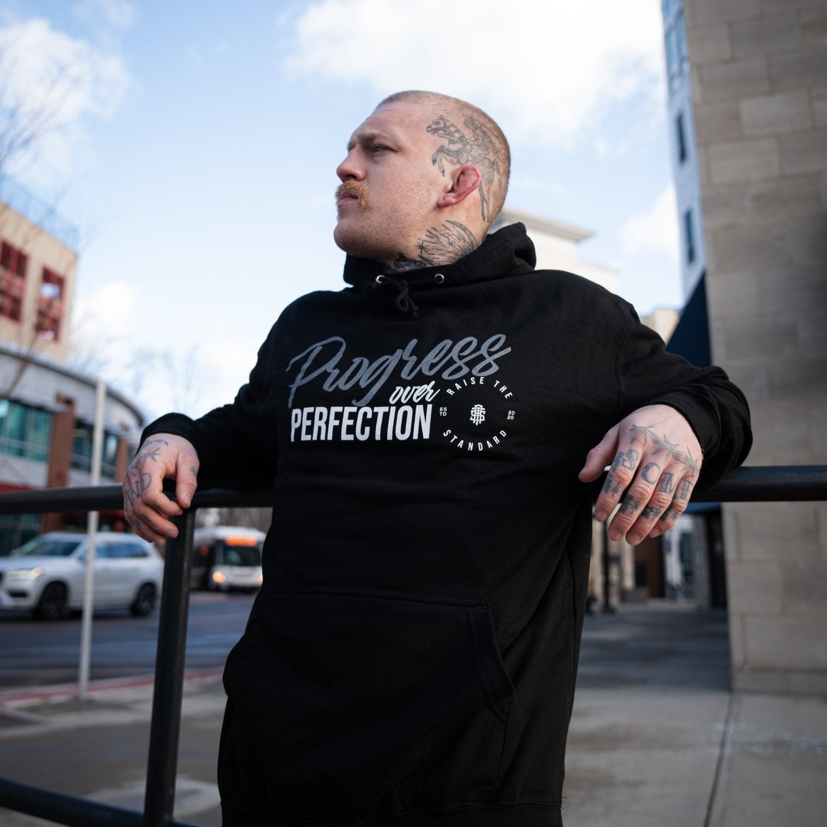 Progress Over Perfection Hoodie - Raise The Standard Apparel