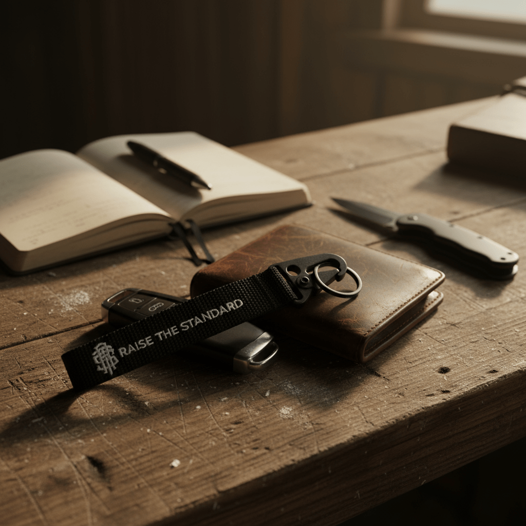 Raise The Standard Embroidered Key - chain - Raise The Standard Apparel