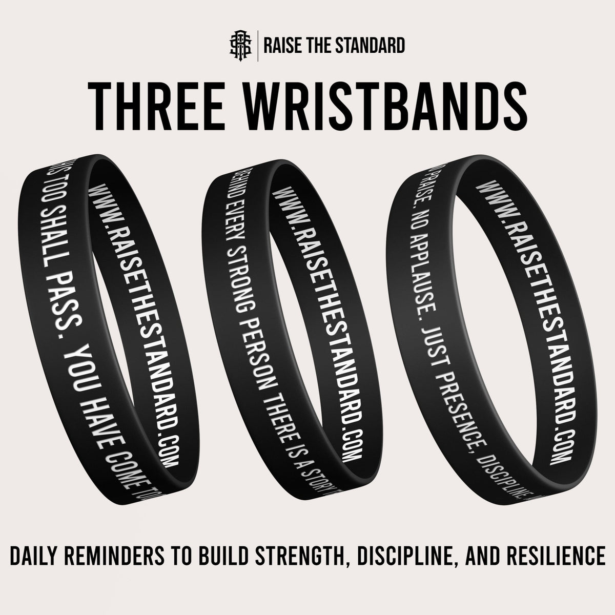 Resilience Wristbands - Raise The Standard Apparel