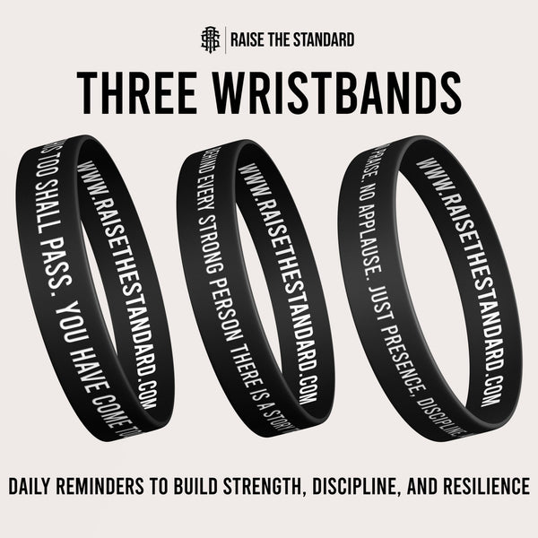Resilience Wristbands - Raise The Standard Apparel