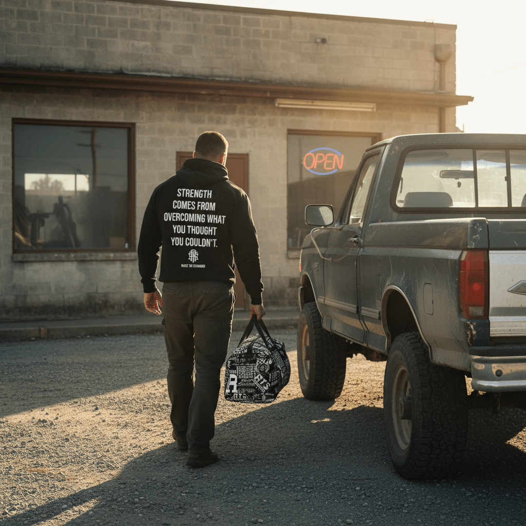 Resilient Strength Hoodie - Raise The Standard Apparel