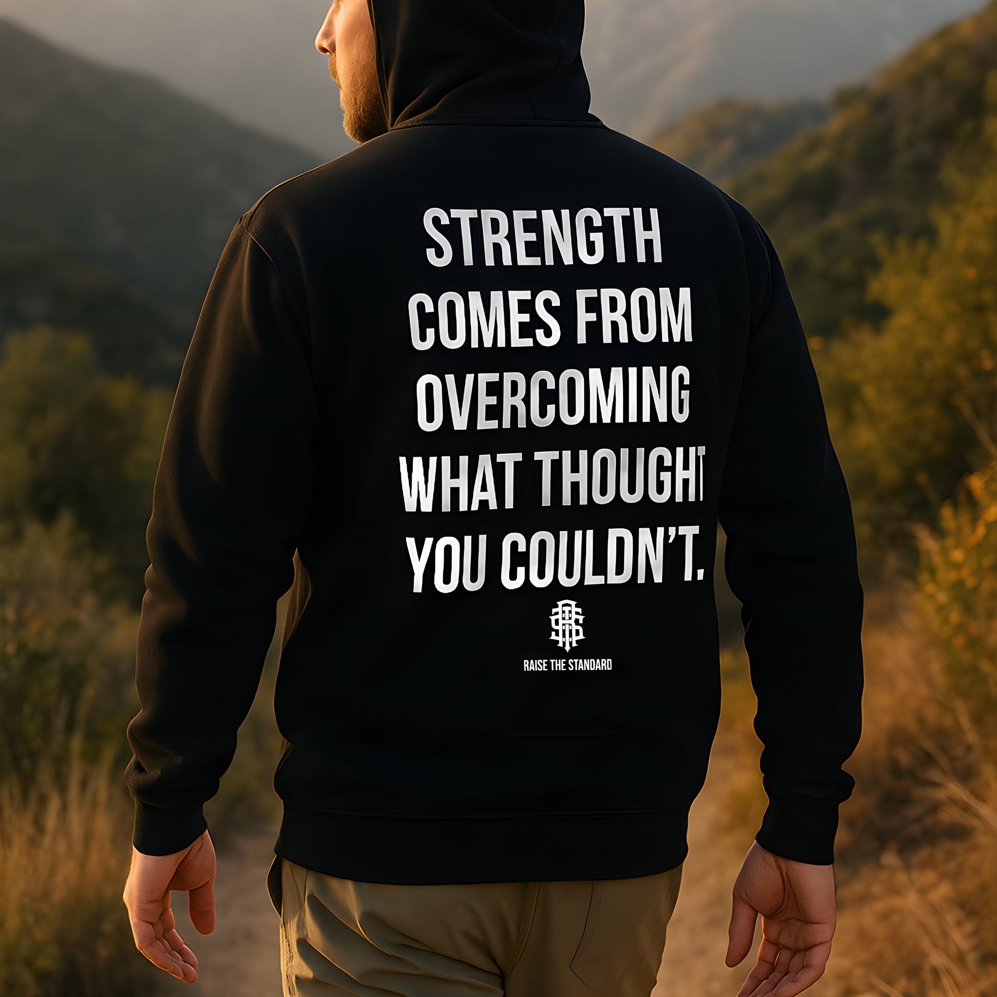 Resilient Strength Hoodie - Raise The Standard Apparel