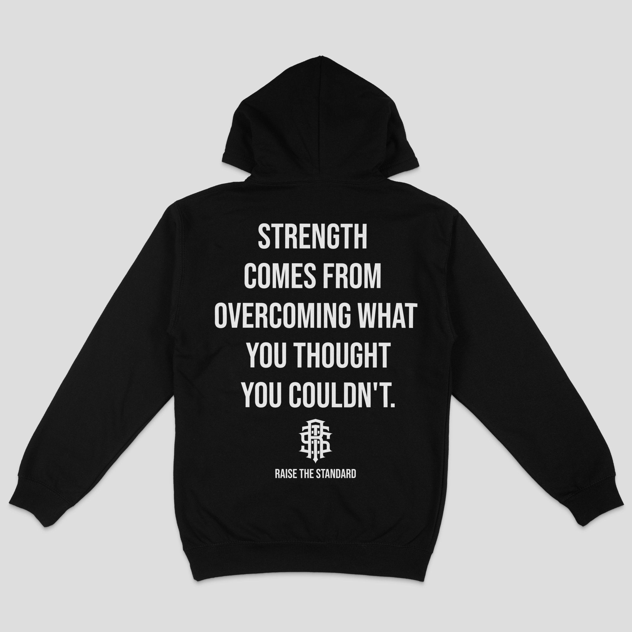 Resilient Strength Hoodie - Raise The Standard Apparel