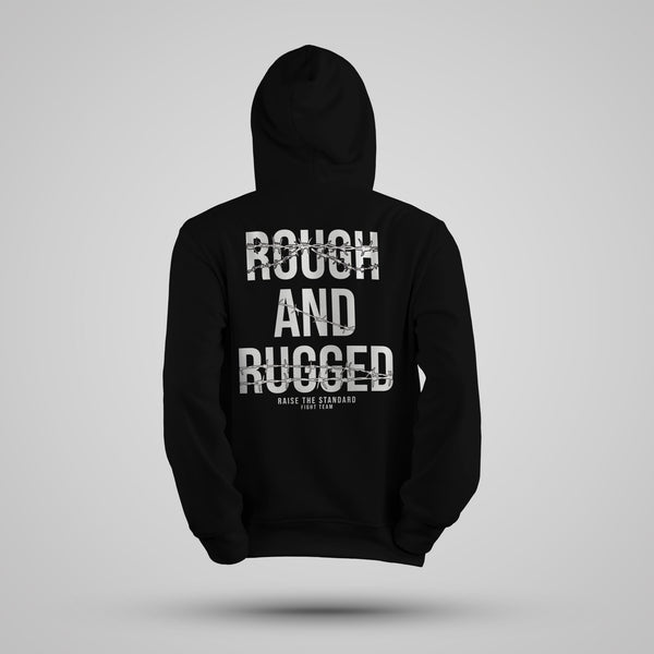 Rough & Rugged Hoodie: "Barbwire Edition" - Raise The Standard Apparel
