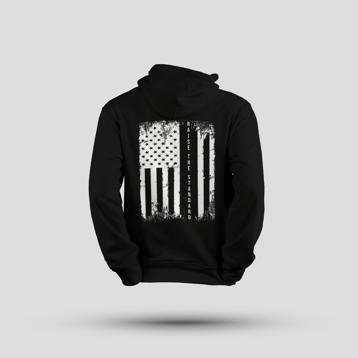 RTS Black Flag Hoodie - Raise The Standard Apparel